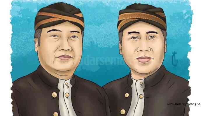 Karikatur Bupati dan Wakil Bupati Wonosobo