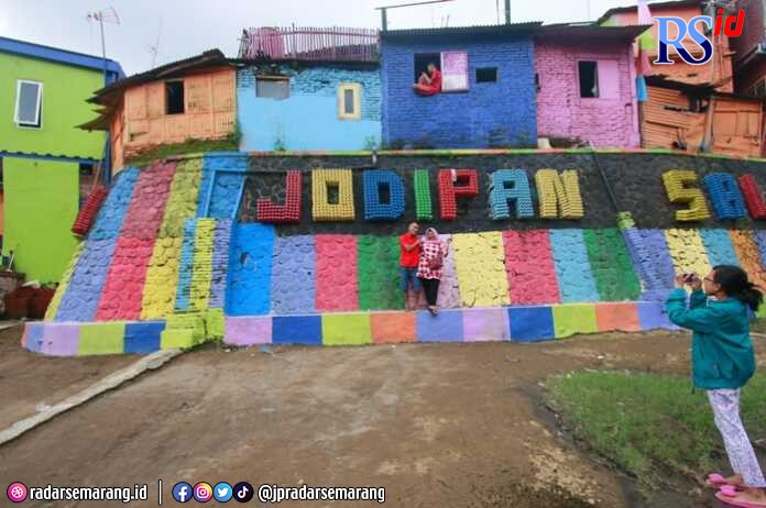 Kampung Warna-Warni Jodipan. (Radar Malang)