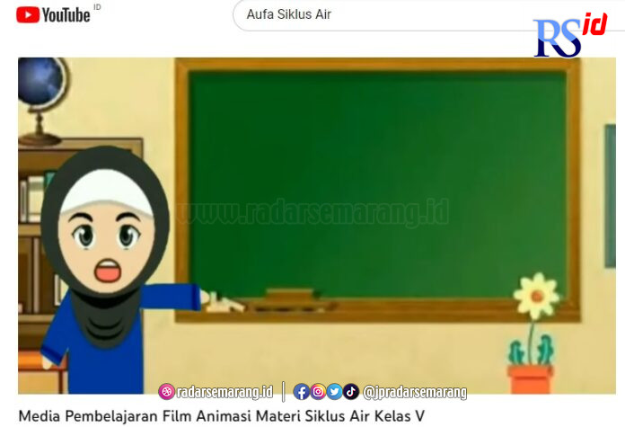 Capture video pembelajaran yang di-upload di Youtube. (Ist)